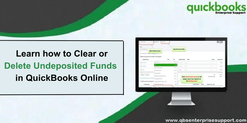 Clear or Delete Undeposited Funds in QuickBooks