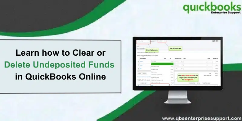 Clear or Delete Undeposited Funds in QuickBooks