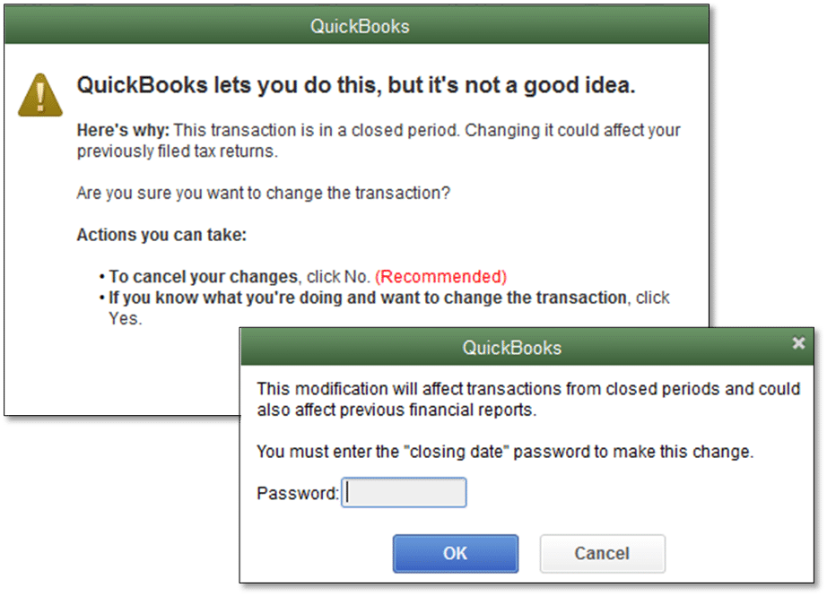 Close your books in QuickBooks Desktop - Image - Screenshot Image