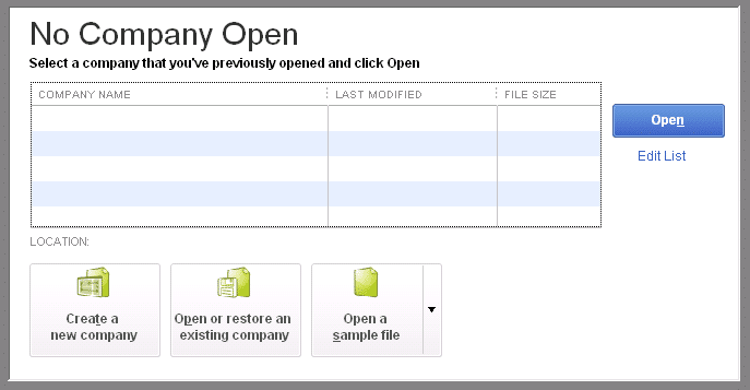 Create a new company - Image