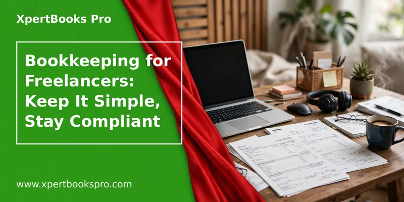 Featured image: Bookkeeping for Freelancers: Keep It Simple, Stay Compliant