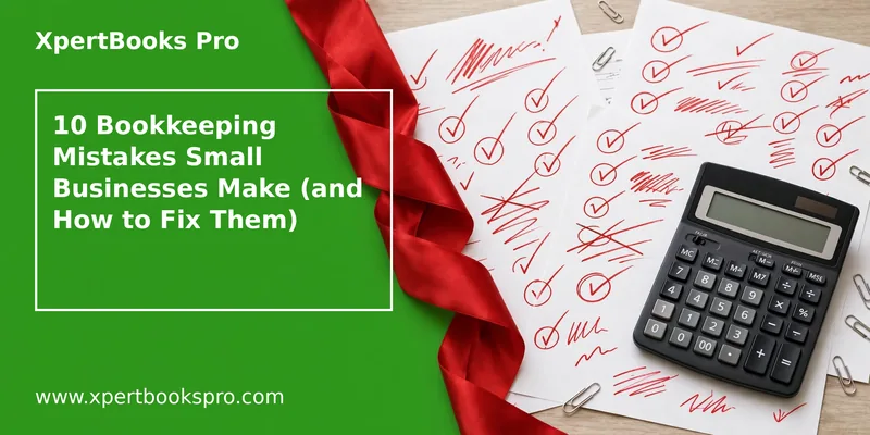 Featured image: 10 Bookkeeping Mistakes Small Businesses Make (and How to Fix Them)